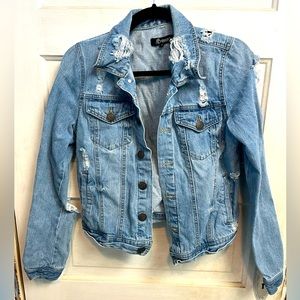 Distressed Jean Jacket